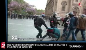 Des policiers brutalisent des journalistes de France 2 en pleine interview (Vidéo)