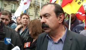 Manifestation contre la Loi Travail: Martinez dénonce "le passage en force" du gouvernement