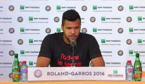 Roland-Garros - Tsonga : "Une chance d'être ici"