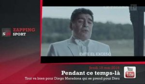 Zap'Sport : Quand Maradona se prend pour Dieu et O'Neal pour un commando