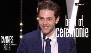 Grand Prix du Jury - Xavier Dolan : "Je préfère la folie des passions à la sagesse de l'indifférence" - Cannes 2016 - CANAL+