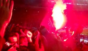 Michaël Youn expuslé après avoir craqué un fumigène lors de la finale OM - PSG au Stade de France
