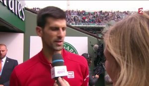 Novak Djokovic content après sa victoire face à Yen-Hsun Lu