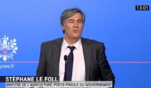 Stéphane Le Foll : «Il n'est pas prévu de revoir les principes» de l'article 2