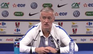 Foot - Euro - Bleus : Deschamps «Deux gauchers au haut niveau, ce n'est pas viable»