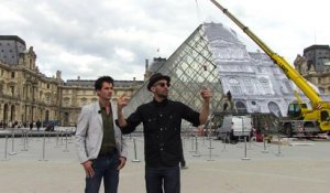 JR au Louvre