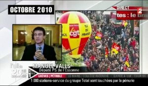 En 2010, Manuel Valls et François Hollande reprochaient au Gouvernement de ne pas écouter les français dans la rue !