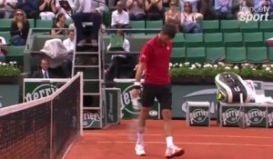 Quand Djokovic perd son sang froid