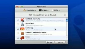 Désinstaller des applications avec AppCleaner