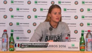 Roland-Garros - Mladenovic : "Jouer face à une légende"