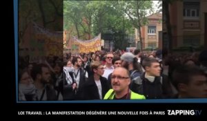 Loi travail : La manifestation dégénère une nouvelle fois à Paris (Vidéo)