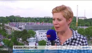 Sarah Pitkowski : "Ça dégage le tableau pour Tsonga"