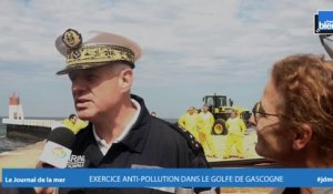 JOURNAL DE LA MER | Exercice anti pollution au large du Golfe de Gascogne