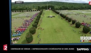 Centenaire de Verdun : L’impressionnante chorégraphie de 3400 jeunes Français et Allemands (Vidéo)