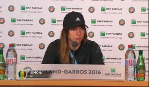 Roland-Garros - Halep : ''Impossible de jouer''