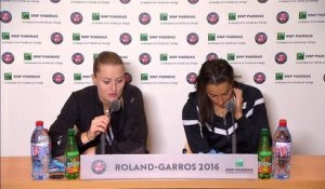 Roland-Garros - Mladenovic : "Satisfaite du resultat"
