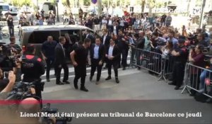 Lionel Messi assiste à son procès pour fraude fiscale