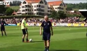 Euro 2016 - Zlatan régale à l’entraînement avec la Suède