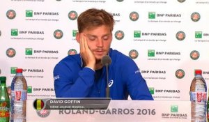 Roland-Garros - Goffin : "Ça s'est joué à pas grand-chose"