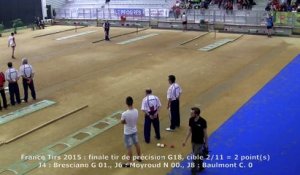 Finale tir de précision G15, France Tirs, Sport Boules, Dardilly 2015