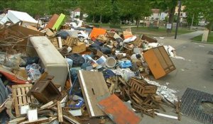 Inondations : les habitants, choqués, poursuivent le nettoyage de Nemours - Le 07/06/2016 à 19:05
