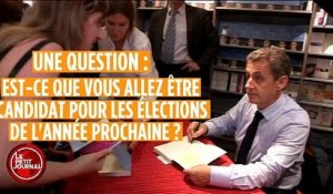 "Le Petit Journal" essaye de savoir si Nicolas Sarkozy sera candidat à la Présidentielle - Regardez