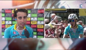 VIDEO. La réaction de Fabio Aru, vainqueur de la 3e étape du Critérium du Dauphiné.