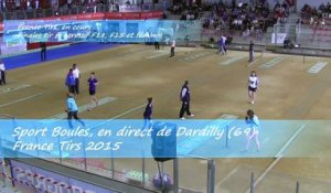 Finale tir progressif féminin, France Tirs, Sport Boules, Dardilly 2015