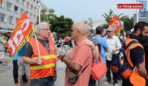 Loi Travail et retraites. 250 manifestants à Lorient