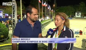 Mossely : "Que du bonheur au moment de récupérer la médaille d'or"