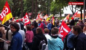Lannion 200 manifestants défilent contre la Loi Travail
