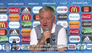 Euro-2016: conférence de presse des Bleus avant l'Albanie