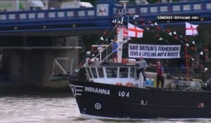 Brexit : bataille navale entre partisans et opposants sur la Tamise - Le 15/06/2016 à 23h16