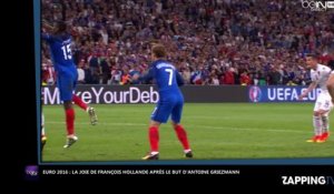 Euro 2016 : François Hollande fou de joie après le but d’Antoine Griezmann contre l’Albanie (Vidéo)
