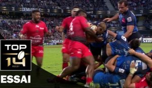 TOP 14 – Toulon - Montpellier : 27-18 - Essai 1 Jesse MOGG (MON) – Demi-finale - Saison 2015-2016