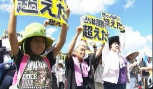 Okinawa : moblisation massive contre la présence de l'armée américaine