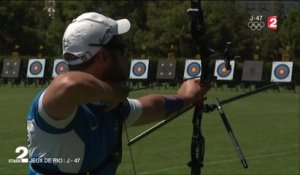 Les archers français sur la route de Rio.