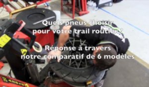 Teaser : essai de pneus pour trails routiers