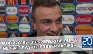 Euro 2016: «J'espère que Puma ne fait pas de préservatifs»