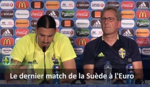 Groupe E - Ibrahimovic annonce sa retraite internationale après l'Euro