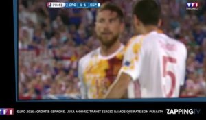 Euro 2016 : Croatie-Espagne, Luka Modric trahit Sergio Ramos qui rate son penalty (Vidéo)