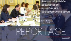 [REPORTAGE] Réunion ministérielle de préparation du partenariat du gouvernement ouvert