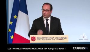 Loi Travail : François Hollande ne lâche rien (vidéo)