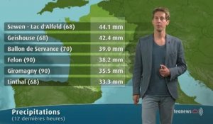 Le bulletin météo du 25-06-2016 13 heures