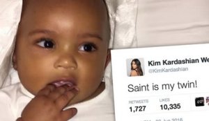 Kim Kardashian dit que Saint lui ressemble