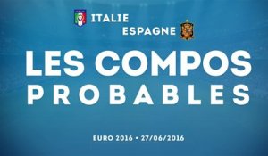 Italie - Espagne : les compositions probables !