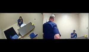 Un prisonnier tente de voler l'arme d'un policier pendant son interrogatoire