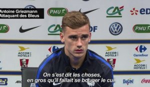 Griezmann: "fallait qu'on montre qui est l'équipe de France"