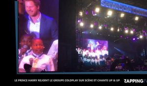 Le Prince Harry rejoint Coldplay sur scène et chante avec le groupe (Vidéo)