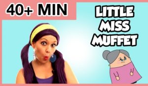 Little Miss Muffet | Plus More Nursery Rhymes for Kids | Tea Time with Tayla